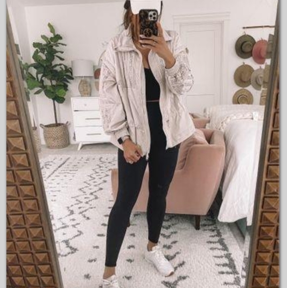 Free People Movement * Oh Hey Applique Jacket - Picture 5 of 11